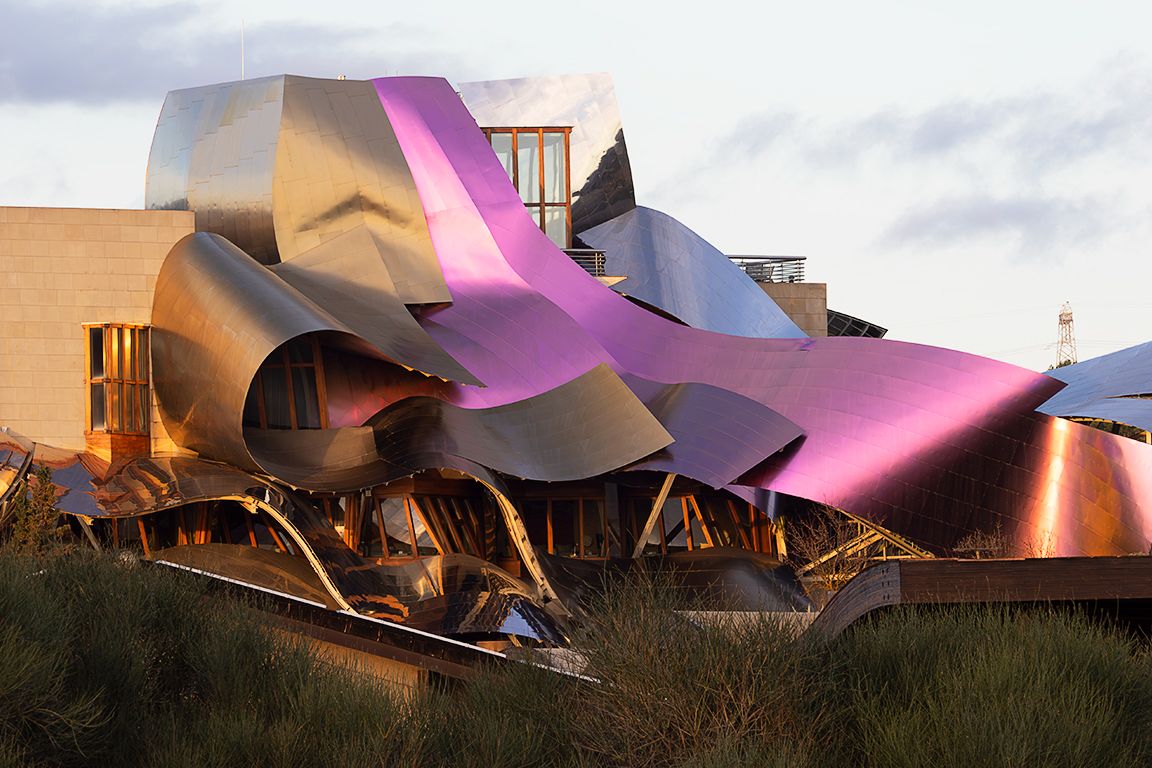Bodega de Marqués de Riscal en El Ciego